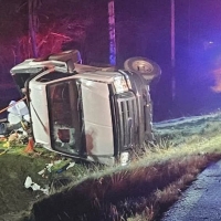 Two Injured in 2 AM DUI Rollover Crash in Westport